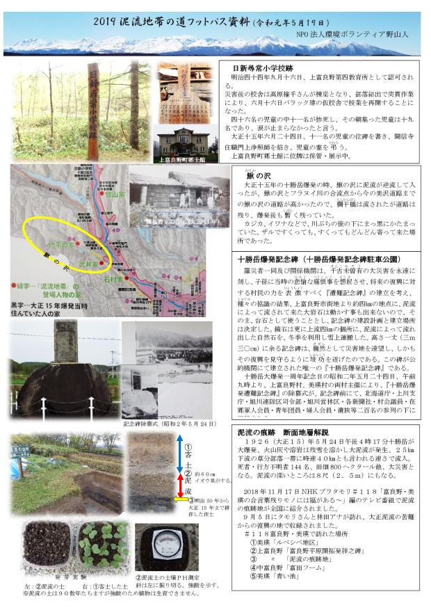 Microsoft Word - 2019泥流地帯の道フットパス資料Ｐ１